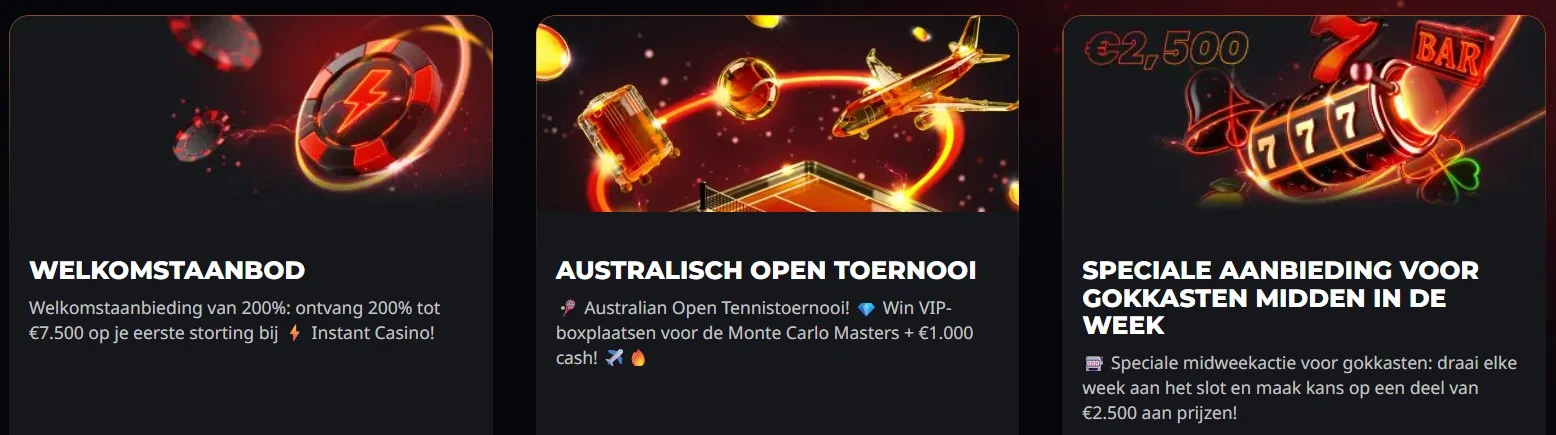 Instant Casino Bonussen