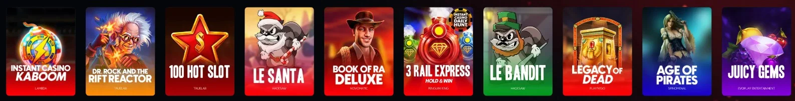 Instant Casino Slots en automaten